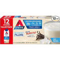 Atkins Creamy Vanilla High Protein Shake, 15g Protein, Low Glycemic, Low Carb and Low Sugar Shakes, Keto Friendly, 12 Vanilla Flavored Protein Shakes