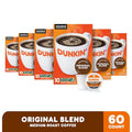 Dunkin' Original Blend Medium Roast Coffee, 60 Keurig K-Cup Pods