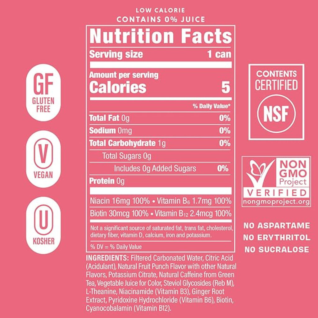 GORGIE Sugar Free Natural Energy Drinks, BestSellers Variety (12 Pack) - Healthy Energy Drinks - Natural Coffee Replacement with Green Tea Caffeine and Biotin - 150mg Caffeine, Vegan, & Low Calorie