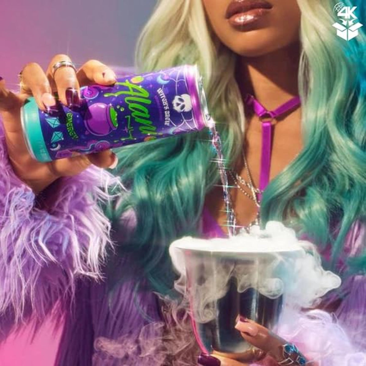 Alani Nuu Witches Brew Pack of 6, 12fl oz, 4k Logistics Bundle